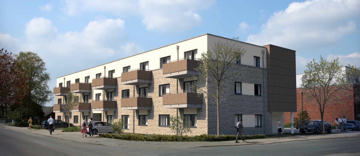 Neubau Wohnanlage mit Tagespflege 'Mathis Wiese' in Hörstel-Dreierwalde, bick architektur, Architekt in Osnabrück